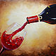 Painting with a glass of wine Still life with wine. Pictures. kartina-sochi. Online shopping on My Livemaster.  Фото №2