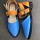 Order Cosmo sandals light blue/light brown. Hitarov (Hitarov). Livemaster. . Sandals Фото №3