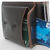 Purse - wallet cards genuine leather