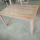 Table made of oak 800 h1300 mm, Tables, Moscow,  Фото №1