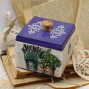 Для дома и интерьера handmade. Livemaster - original item Lavender box for bulk products array. Handmade.