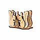 Napkin holder made of cedar 'Proteins'. Napkin holder wooden. Art.1401. Napkin holders. SiberianBirchBark (lukoshko70). My Livemaster. Фото №4