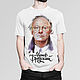 T-shirt cotton 'Joseph Brodsky', T-shirts and undershirts for men, Moscow,  Фото №1