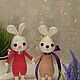 Handmade toys. Knitted Bunny. knitted bear. A gift for the New. Amigurumi dolls and toys. igrushkivyzanie. My Livemaster. Фото №4