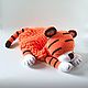 Pyjamas Tiger cub knitted pyjamas toy-hugging tiger. Stuffed Toys. vyazunchiki-lz (vyazunchiki-lz). My Livemaster. Фото №4