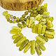 Beads Yellow-green jade 57 cm. Beads2. Selberiya shop. My Livemaster. Фото №6