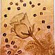 The rose flower painting is painted with coffee and acrylic 'Coffee rose' 30h24. Pictures. chuvstvo-pozitiva (chuvstvo-pozitiva). My Livemaster. Фото №4