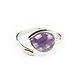 Silver ring with amethyst ring with amethyst,amethyst, Rings, Moscow,  Фото №1