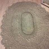 Для дома и интерьера handmade. Livemaster - original item Carpet jute `may miracle`. Handmade.