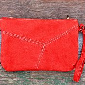 Сумки и аксессуары handmade. Livemaster - original item Bag purse suede and leather black. Handmade.