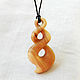Pendant-Amulet made of wood ' Spiral', Pendants, Domodedovo,  Фото №1