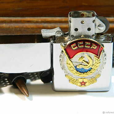 Сувениры и подарки ручной работы. Ярмарка Мастеров - ручная работа Зажигалка Lighters "Орден Трудового Красного Знамени СССР". Handmade.