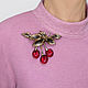 Pin brooch, cherry pendant Brooch, Transformer, Brooches, Almetyevsk,  Фото №1