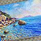 Oil painting 'From the Crimean shores.Sudak'. Pictures. Fine Art for Joy. My Livemaster. Фото №5