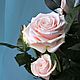 Букет кустовых роз из фоамирана. Букеты. Живые цветы ручной работы. Ярмарка Мастеров.  Фото №6