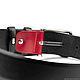Strap Black Leather Men's belt 3.5 cm Smooth Italian leather. Straps. AlekssMovins. Online shopping on My Livemaster.  Фото №2