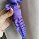 Аксолотль (морской дракон, фиолетовый). Шарнирная кукла. Воображариум. Ярмарка Мастеров.  Фото №5