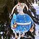 Christmas toy Bunny. Christmas tree toys, rabbit rabbit. The Year of the Rabbit Hare. Christmas decorations. Anastasiya Kosenchuk. My Livemaster. Фото №5