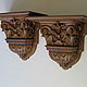 Carved wall console shelf Classic. Shelves. Carved decor. My Livemaster. Фото №6