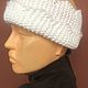 Cualquier kit BLANCO Frost GLITTER # 1. Headwear Sets. homemade_knitwear. Ярмарка Мастеров.  Фото №5
