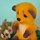 Felt toy: a fox cub and a mouse. Felted Toy. Felt toy fromKristina Antropova. My Livemaster. Фото №6