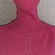 Свитер "Малина" 100% кашемир. Свитеры. Вера / Kirshvery_knit (kirshvery) (kirshvery). Ярмарка Мастеров.  Фото №5