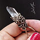 Hairpin with crystal rhinestone 'Clarity'. Hairpin. Del-moro. My Livemaster. Фото №4
