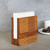 Для дома и интерьера handmade. Livemaster - original item Wooden napkin holder 