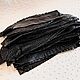 Cuero genuino del cocodrilo en pedazos, color negro!. Leather. SHOES&BAGS. Ярмарка Мастеров.  Фото №4