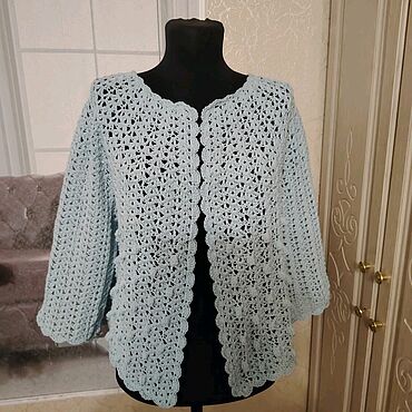 Одежда ручной работы. Ярмарка Мастеров - ручная работа Болеро Незабудка. Handmade.