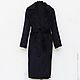Alpaca winter coat, long black coat. Coats. EverSpring. Dresses and coats.. Online shopping on My Livemaster.  Фото №2
