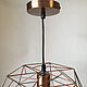 Light copper 'Drop' lamp in loft style. Ceiling and pendant lights. tiffanarium (Tiffanarium). My Livemaster. Фото №6