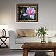 Painting with gold leaf 'Magnolia', oil on canvas. Pictures. Kind paintings by Irina Belozerova. My Livemaster. Фото №6