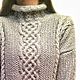 Sweater women's Sparkling snow, sequins, wool, cashmere. Sweaters. SIBERIA COOL (knitting & painting) (Siberia-Cool). My Livemaster. Фото №5
