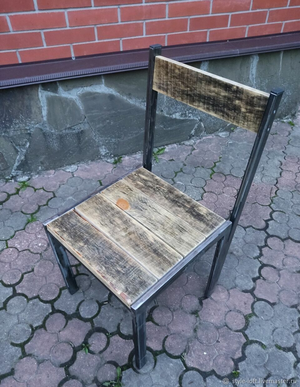 Стул лофт из металла купить в интернет-магазине Ярмарка Мастеров по ...