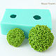 'GREEN CHRYSANTHEMUMS' SILICONE MOLD, Molds for making flowers, Zarechny,  Фото №1