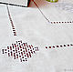 Tablecloth linen hemstitch white embroidery 5 Kuban. Tablecloths. EmbroideryINNAI. My Livemaster. Фото №4
