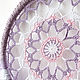Lilac-pink Dreamcatcher with knitted feathers and ribbons. Dream catchers. Вязаные ловцы снов My_lace_dreams. My Livemaster. Фото №4