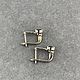 Серьги с голубыми цирконами  1,24 ct. Серьги классические. AMG. Ярмарка Мастеров.  Фото №6