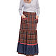 Skirt plaid boho Old America, Skirts, Novosibirsk,  Фото №1