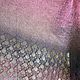 Ассиметричная ажурная шаль из шерсти Кауни розовая лиловая. Шали. Душевные шали от Швейцер Натальи. Ярмарка Мастеров.  Фото №6