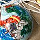 Заказать Елочный шар по мотивам советских открыток В.Зарубина. Julia_painting. Ярмарка Мастеров. . Елочные игрушки Фото №3