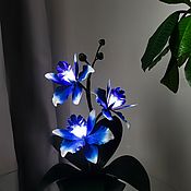 Для дома и интерьера handmade. Livemaster - original item Night light of the orchid 