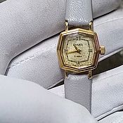 Винтаж: Часы винтажные: Часы Советские Победа 2602 Позолоченный корпус