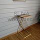 Приставной столик лофт SMART colour. Столы. SLIVA wood deco. Ярмарка Мастеров.  Фото №5