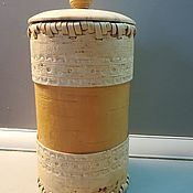 Русский стиль handmade. Livemaster - original item Folk Souvenirs: Birch bark basket.. Handmade.