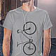 T-Shirt Bicycle, T-shirts and undershirts for men, Moscow,  Фото №1