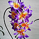 Flower-nightlight orchid 'Lilu'. Table lamps. Elena Krasilnikova. Online shopping on My Livemaster.  Фото №2