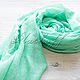 Tela de mohair de tela Louis Vuitton Monogram' verde claro. Wraps. Platkoffcom. Ярмарка Мастеров.  Фото №4