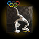 Белая статуэтка Девушка - гимнастка 3, Спортивные сувениры, Севастополь,  Фото №1